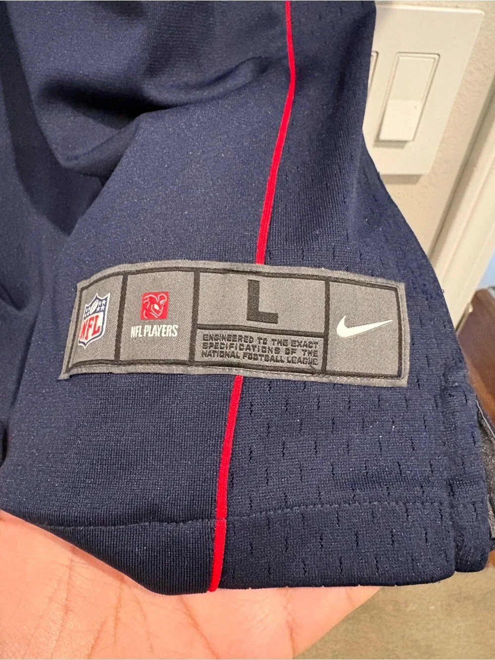 Nike New England Patriots Tom Brady Navy Blue Football Jersey Youth Size Large